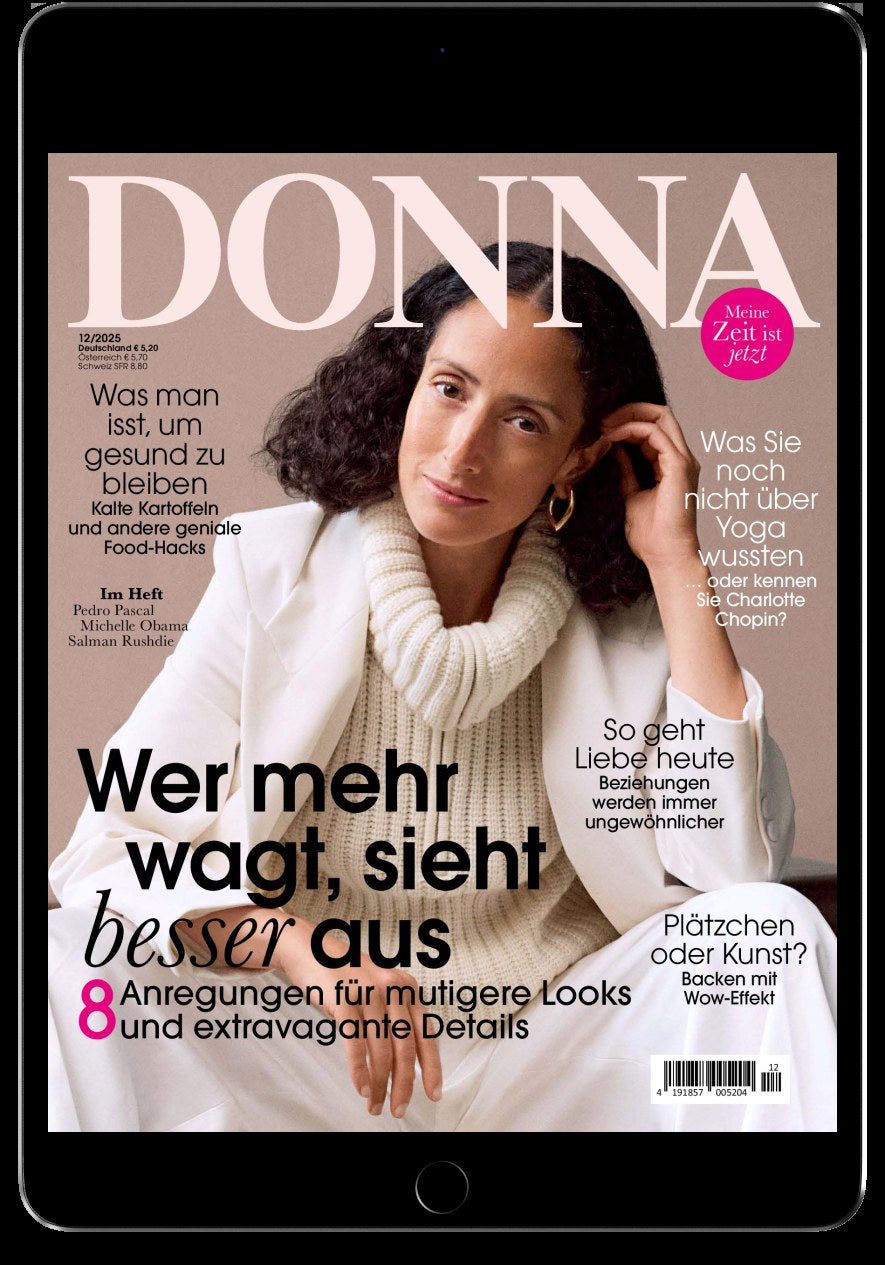 Donna Magazine Allemagne 2025-12 Pedro Pascal Michelle Obama Salman Rushdie Charlotte Chopin Édition originale