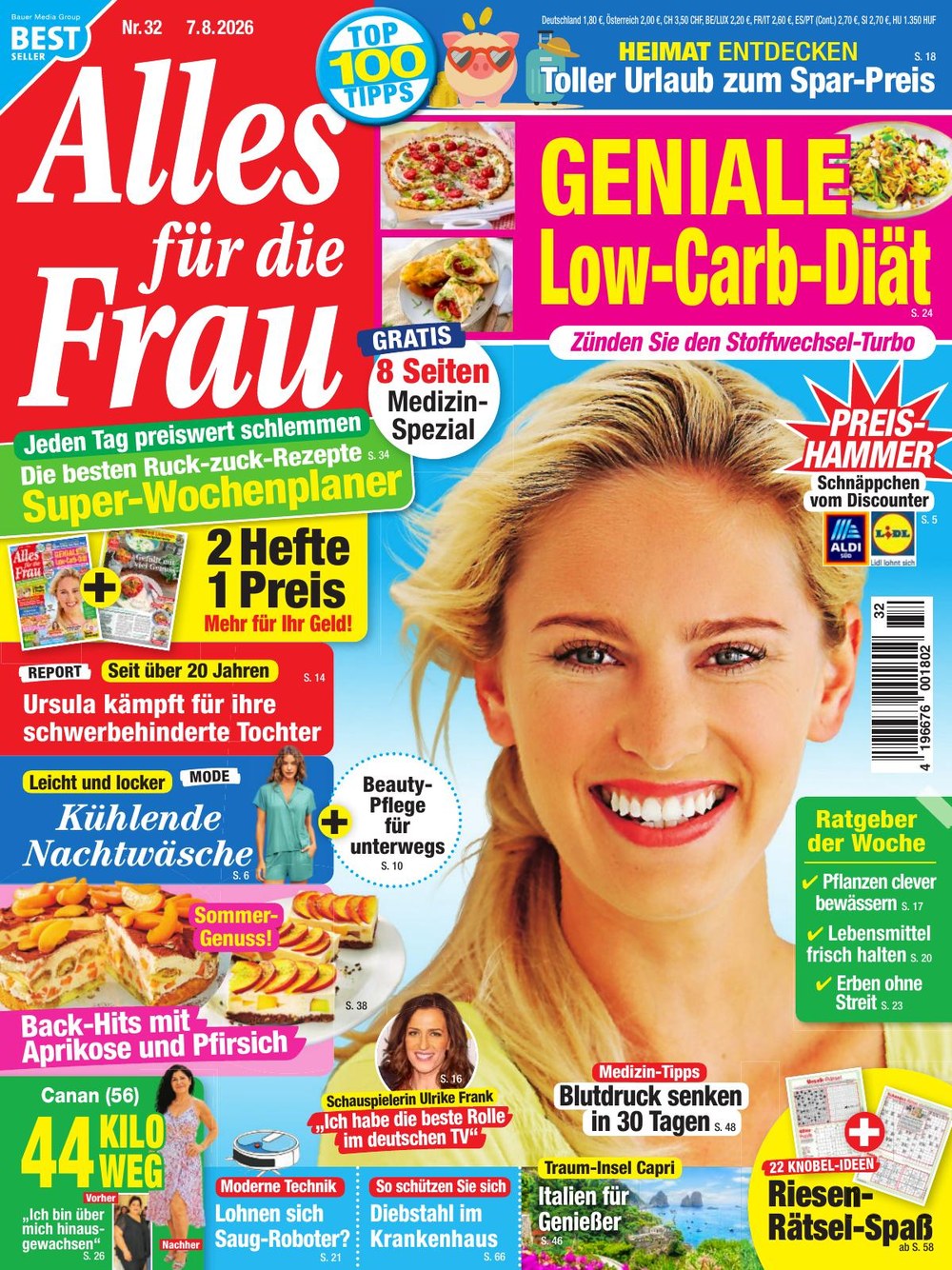 Alles Für Die Frau 2026-32 Ulrike Frank Edizione originale