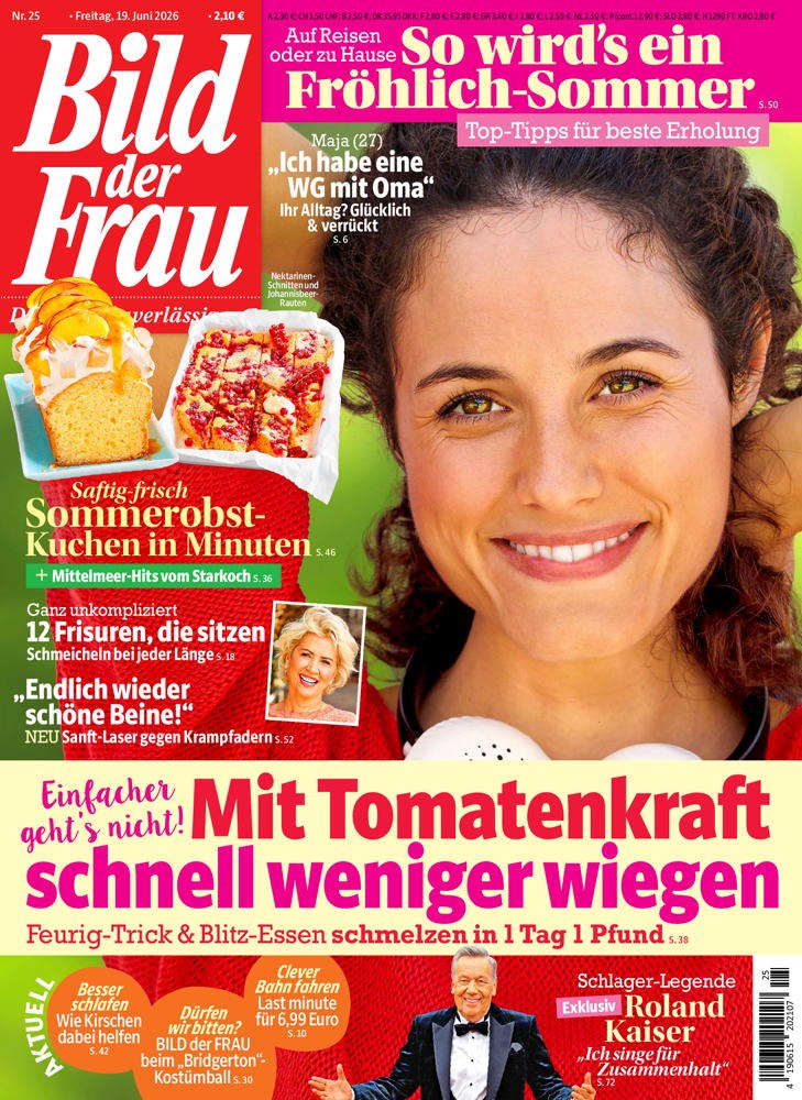 Bild Der Frau Magazine Germany 2026-25 Roland Kaiser Original Print Issue