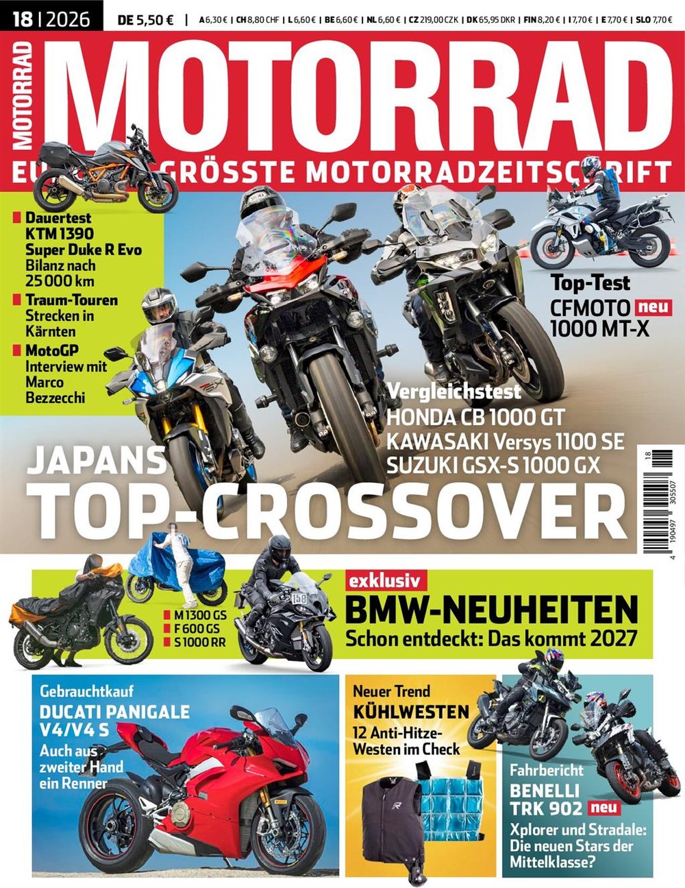 Motorrad Revista Alemania 2026-18 Marco Bezzecchi Edición original
