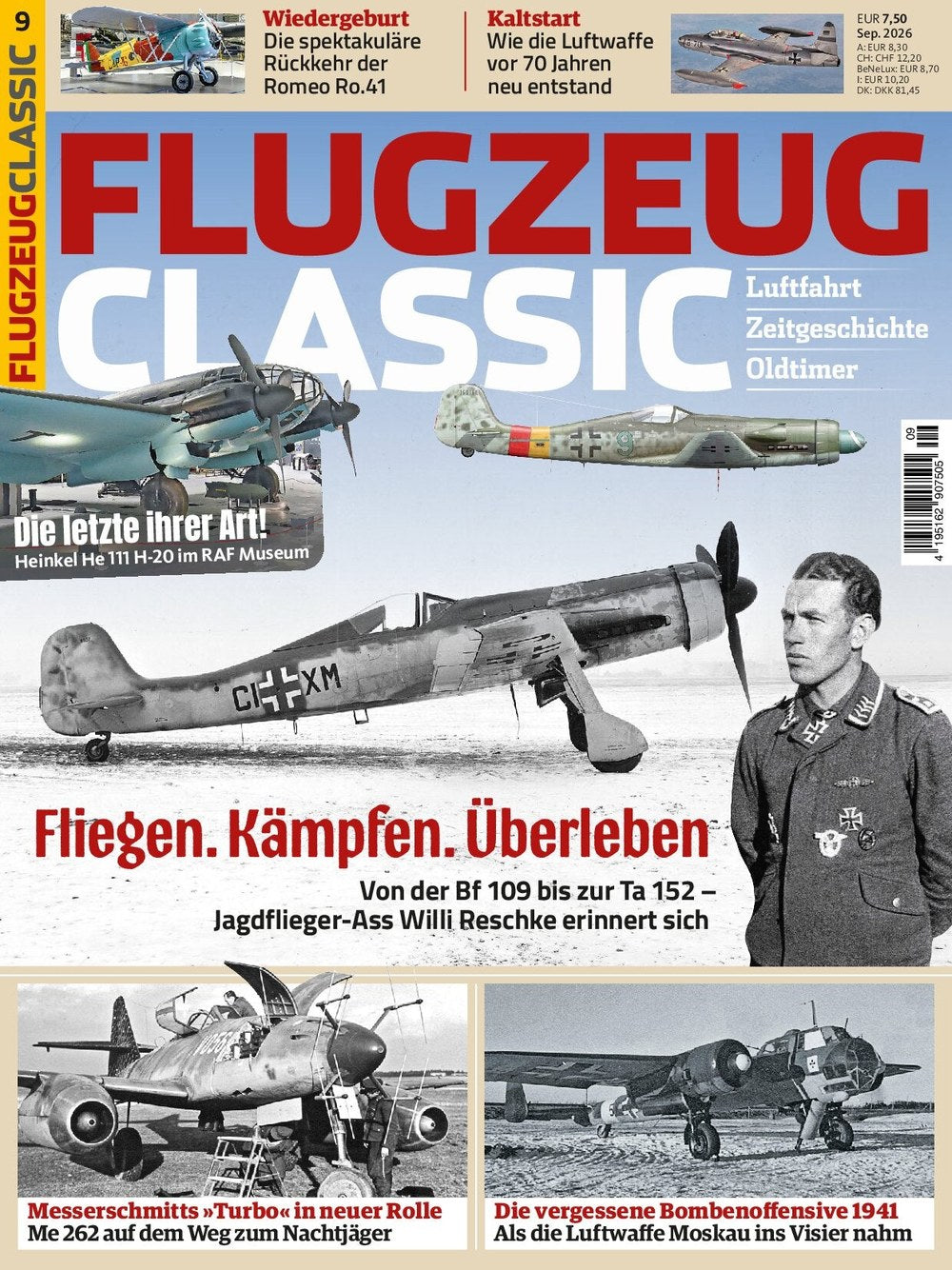 Flugzeug Classics Magazin Deutschland 2026-09 Willi Reschke