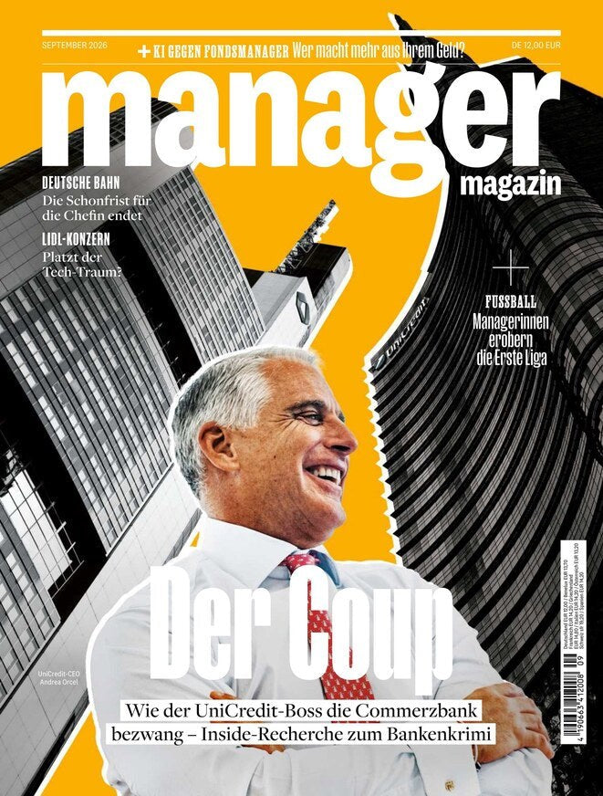 Manager Magasin Tyskland 2026-09 Andrea Orcel Originaludgave