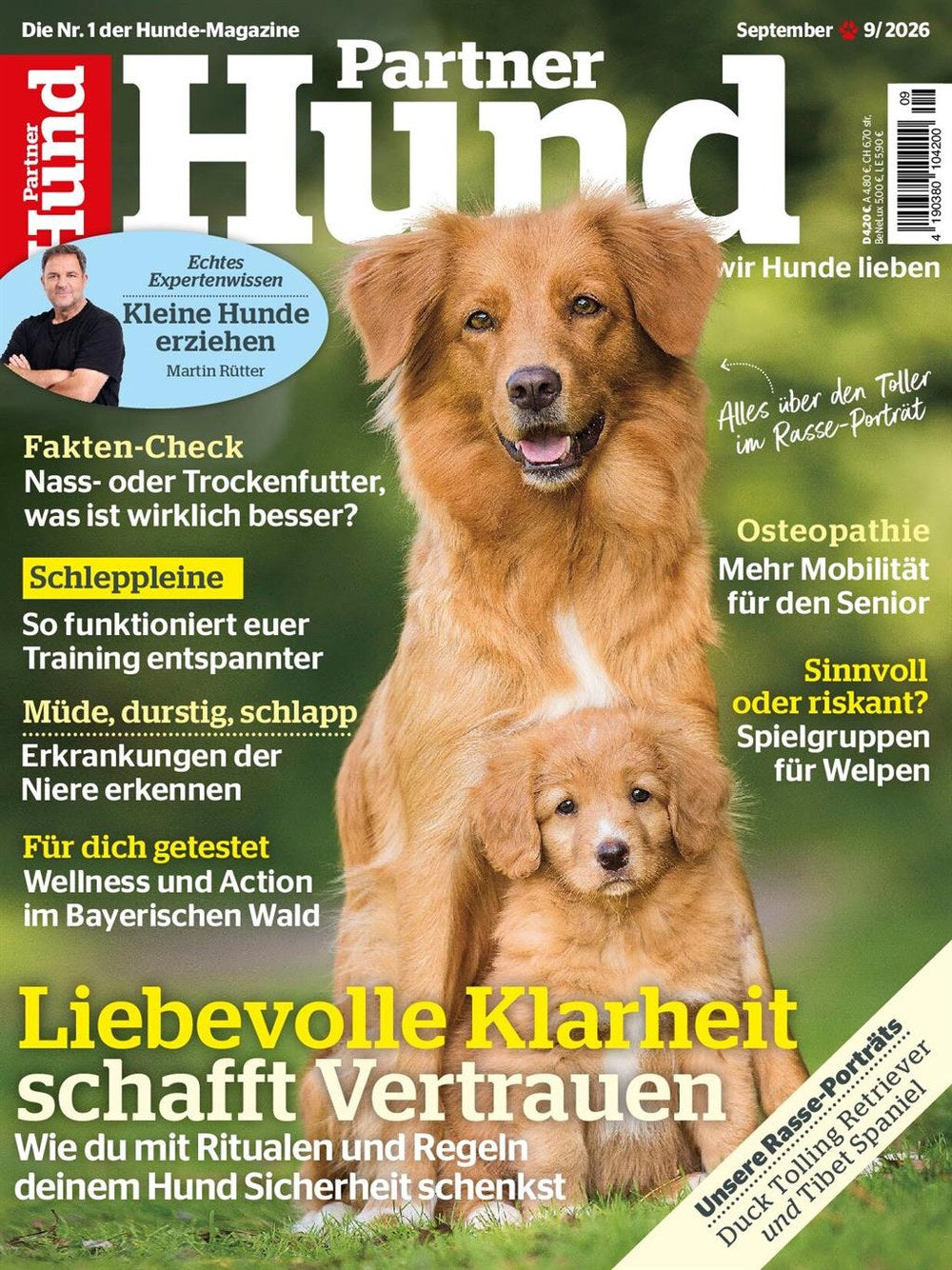Partner Hund Magazin Deutschland 2026-09 Martin Rütter
