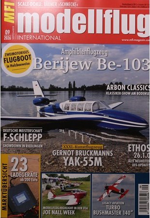 Modellflug International 2026-09 – Gernot Bruckmann – Alkuperäinen painos