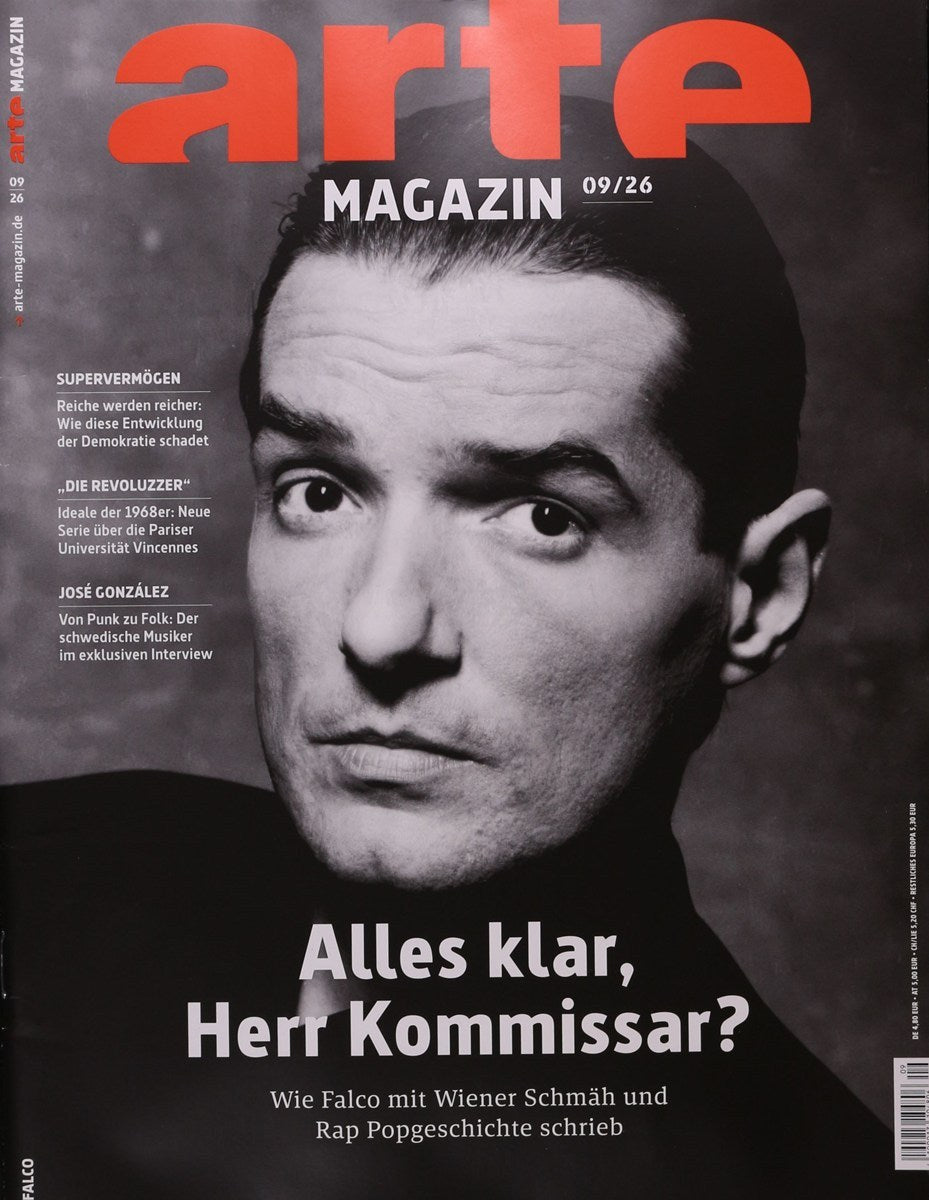 Arte Magazine Germany 2026-09 Falco José González Original Print Issue
