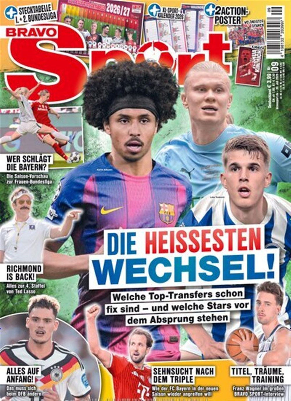Bravo Sport Magazine Germany 2026-10 Karim Adeyemi Erling Haaland Lazar Samardžić Franz Wagner Original Print Issue