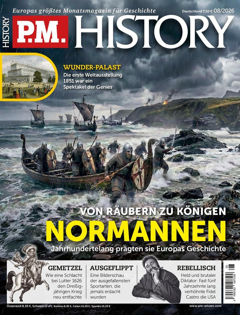 PM History Magasin Tyskland 2026-08 Fidel Castro Originaludgave