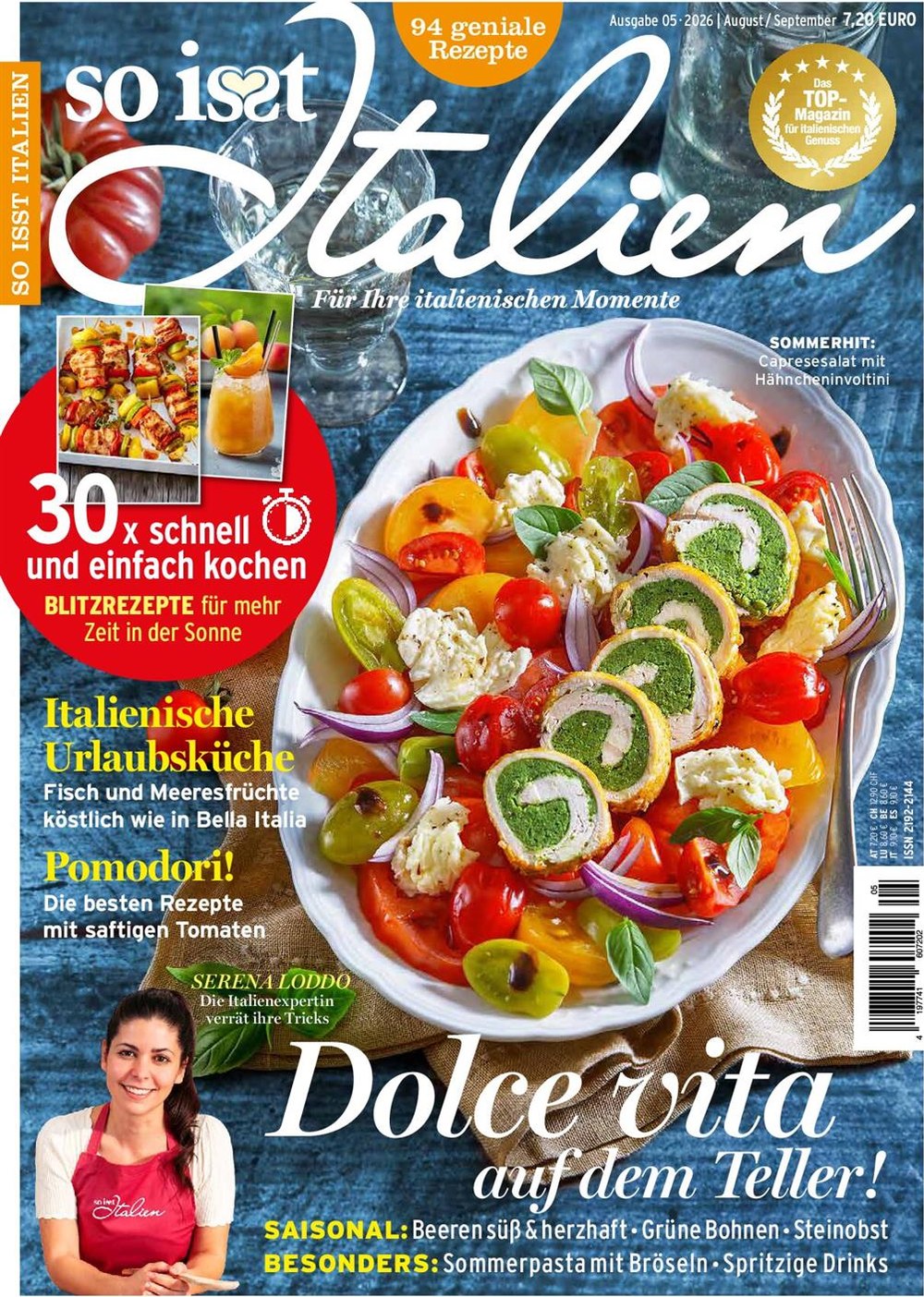 So Isst Italia Lehti Saksa 2026-05 Serena Loddo Alkuperäinen painos