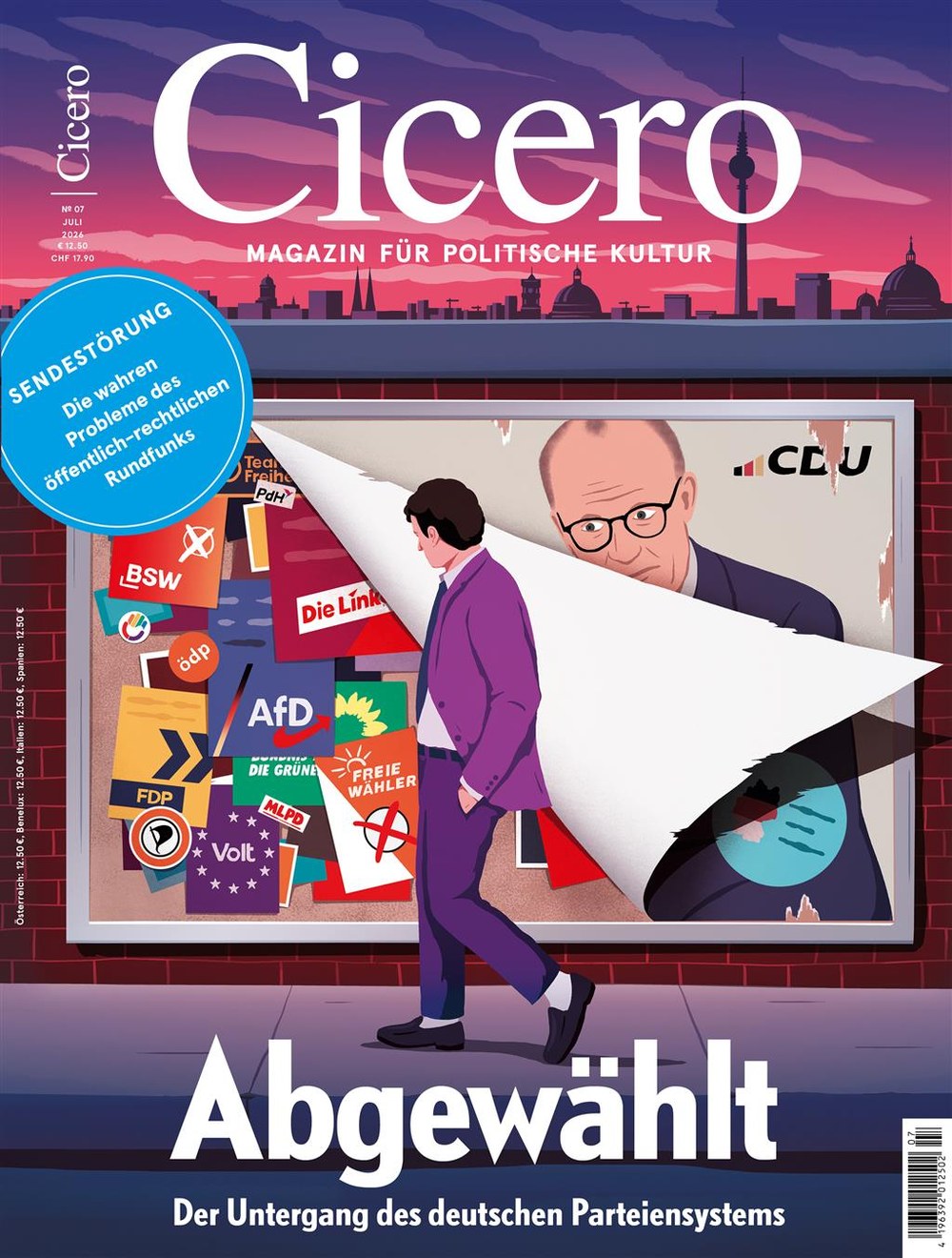 Cicero Magazine Allemagne 2026-03 Friedrich Merz Édition originale