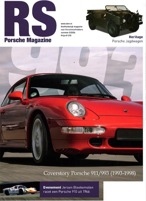 Puur Porsche Magazine 2026-03 – Jeroen Bleekemolen – Originele uitgave