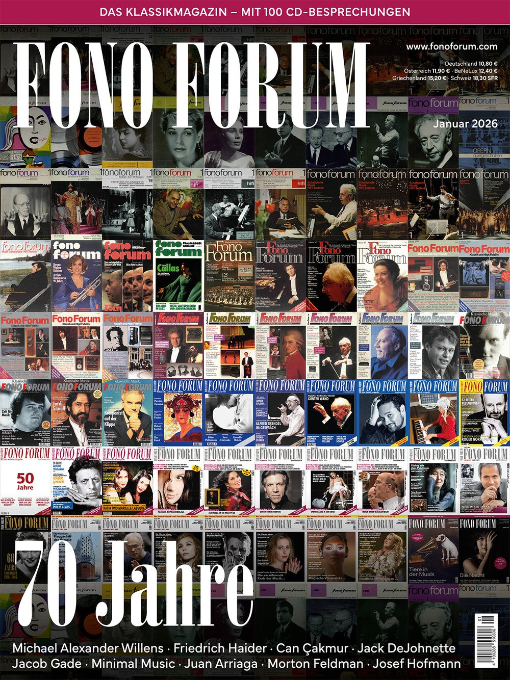 Fono Forum Magazin Deutschland 2026-01 Michael Alexander Willens Friedrich Haider Can Çakmur Jack DeJohnette Jacob Gade