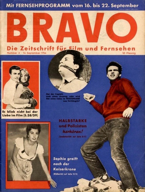 Bravo Magasin Tyskland 1956-04 Originaludgave