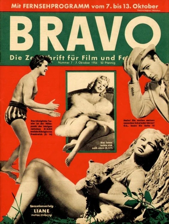 Bravo Magasin Tyskland 1956-07 Originaludgave