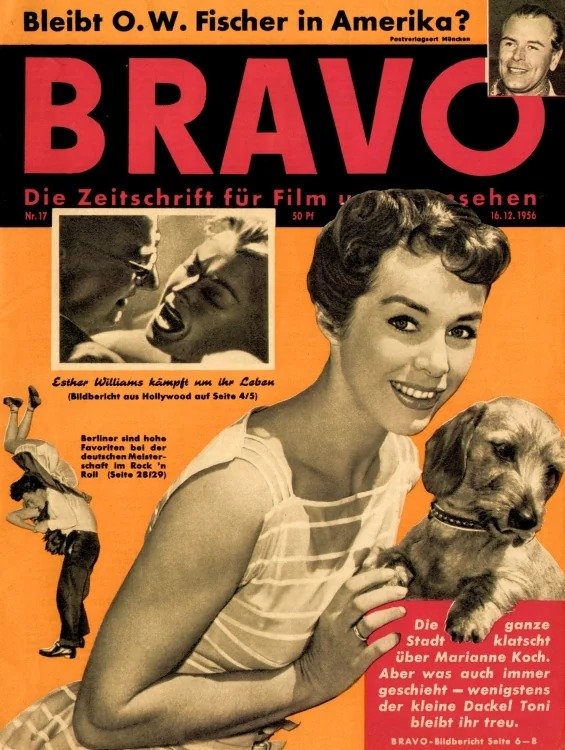 Bravo Lehti Saksa 1956-17 Alkuperäinen painos