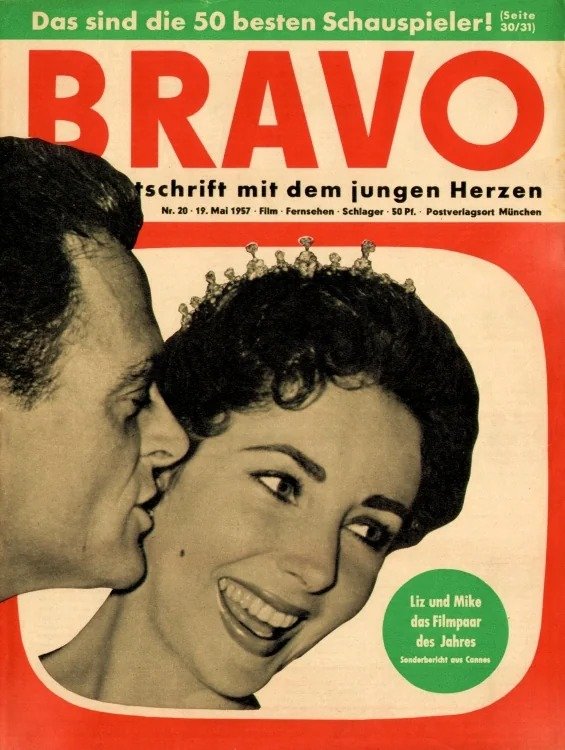 Bravo Lehti Saksa 1957-20 Alkuperäinen painos