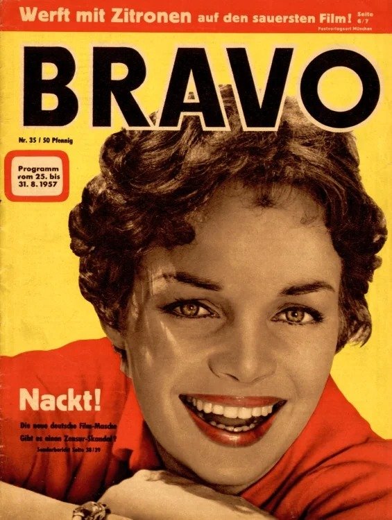 Bravo Lehti Saksa 1957-35 Alkuperäinen painos