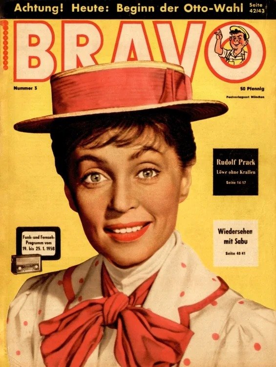 Bravo Magasin Tyskland -03 Rudolf Praack Originalutgåva