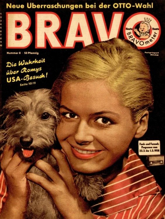 Bravo Revista Alemanha 1958-08 – Romy Schneider – Edição original
