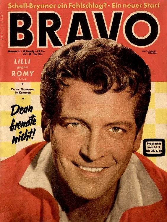 Bravo Lehti Saksa 1958-11 – Dean Martin – Alkuperäinen painos