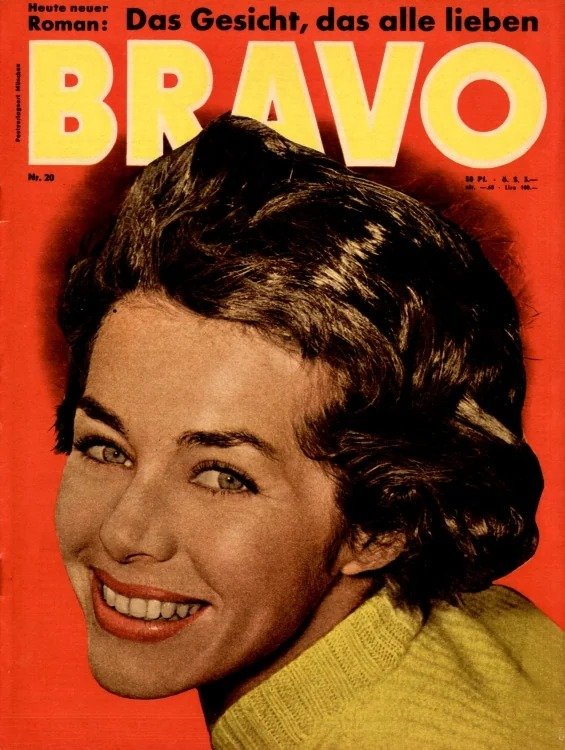 Bravo Magazin Deutschland 1958-20 Romy Schneider
