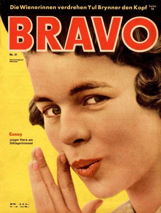 Bravo Lehti Saksa 1958-21 Alkuperäinen painos