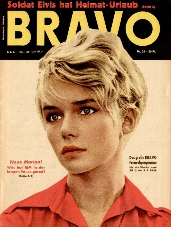 Bravo Lehti Saksa 1958-26 Alkuperäinen painos