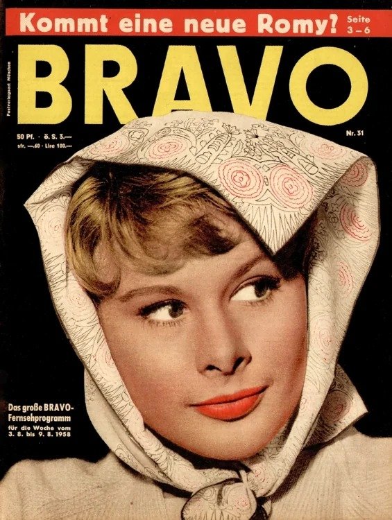 Bravo Lehti Saksa 1958-31 Alkuperäinen painos