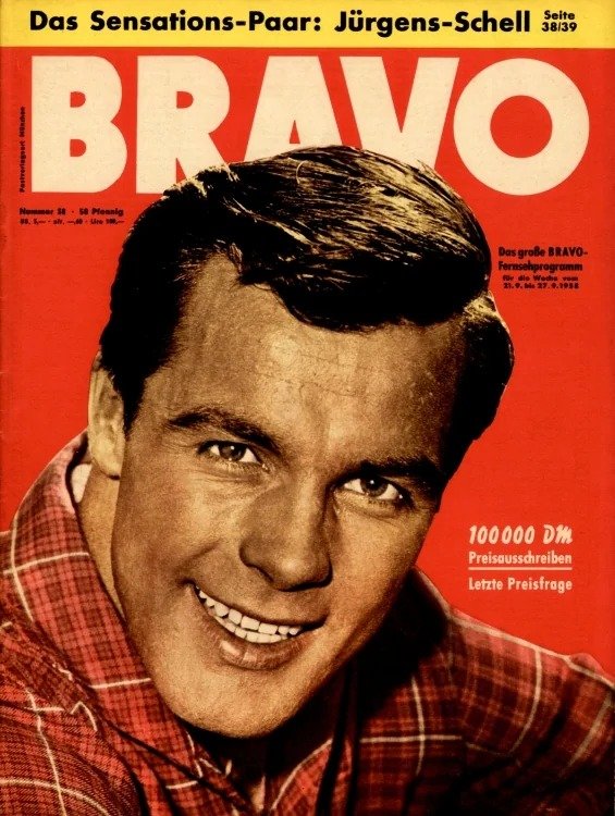 Bravo Lehti Saksa 1958-38 Alkuperäinen painos