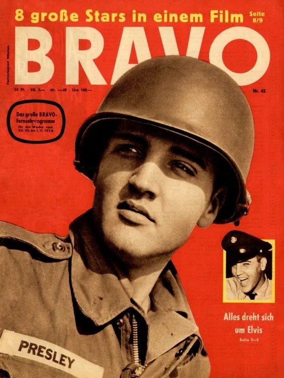 Bravo Lehti Saksa 1958-43 Alkuperäinen painos