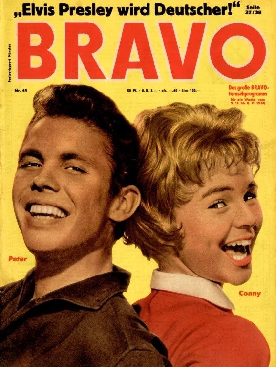 Bravo Lehti Saksa 1958-44 Alkuperäinen painos