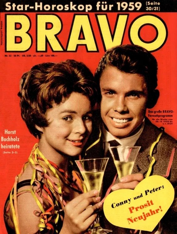 Bravo Lehti Saksa 1958-52 Alkuperäinen painos