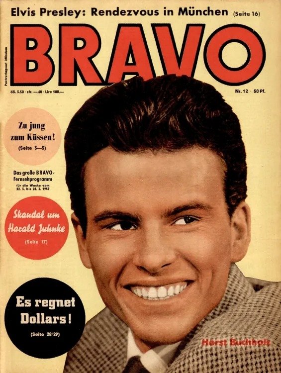 Bravo Lehti Saksa 1959-12 Alkuperäinen painos