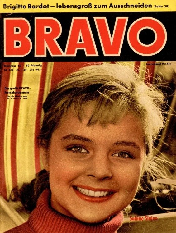 Bravo Lehti Saksa 1959-13 Alkuperäinen painos