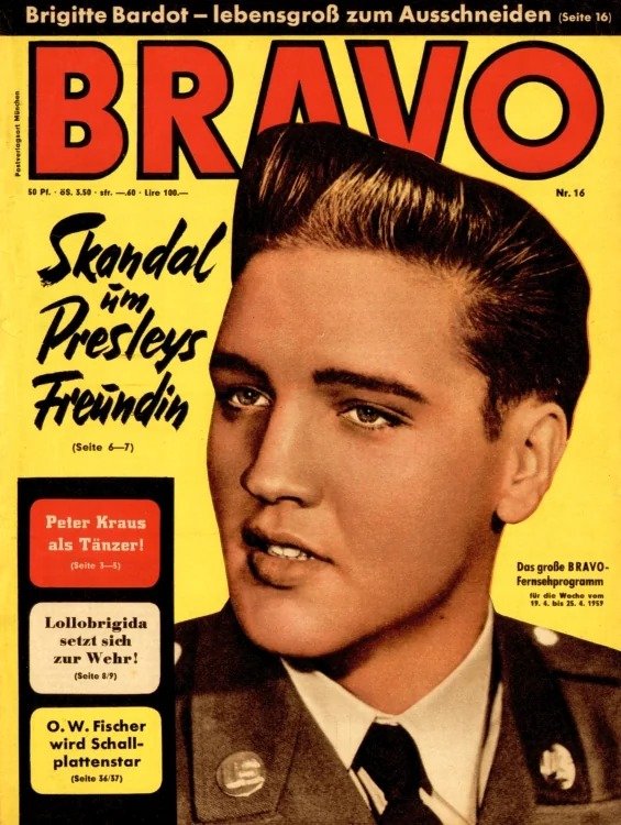 Bravo Lehti Saksa 1959-16 Alkuperäinen painos