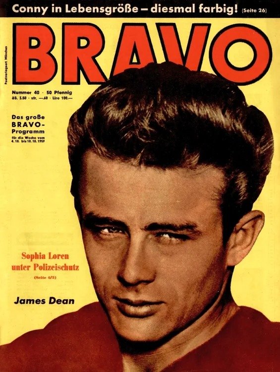 Bravo Lehti Saksa 1959-40 Alkuperäinen painos