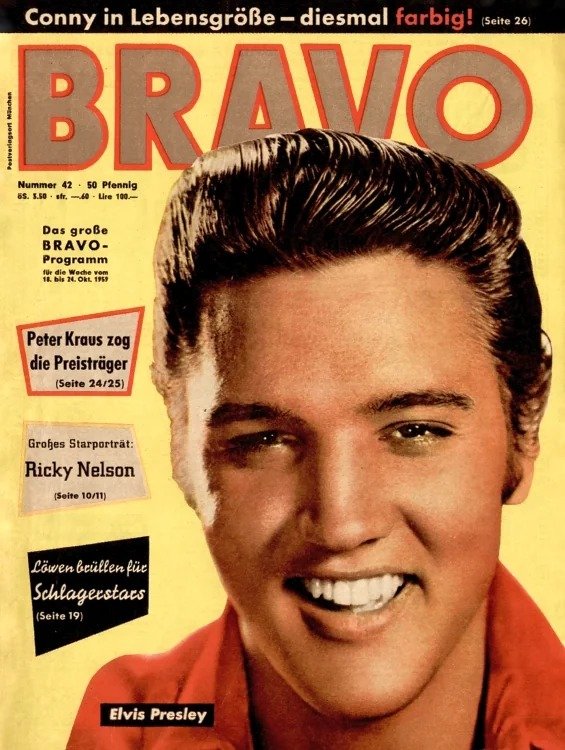 Bravo Lehti Saksa 1959-42 Alkuperäinen painos