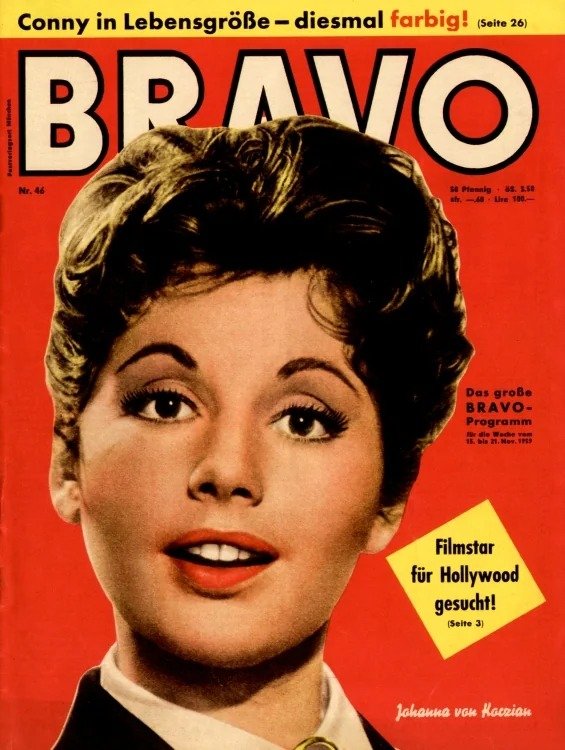 Bravo Lehti Saksa 1959-46 Alkuperäinen painos