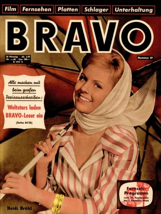 Bravo Magazine Allemagne 1960-39 Édition originale