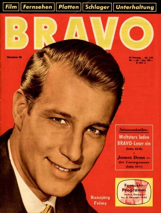 Bravo Lehti Saksa 1960-40 Alkuperäinen painos