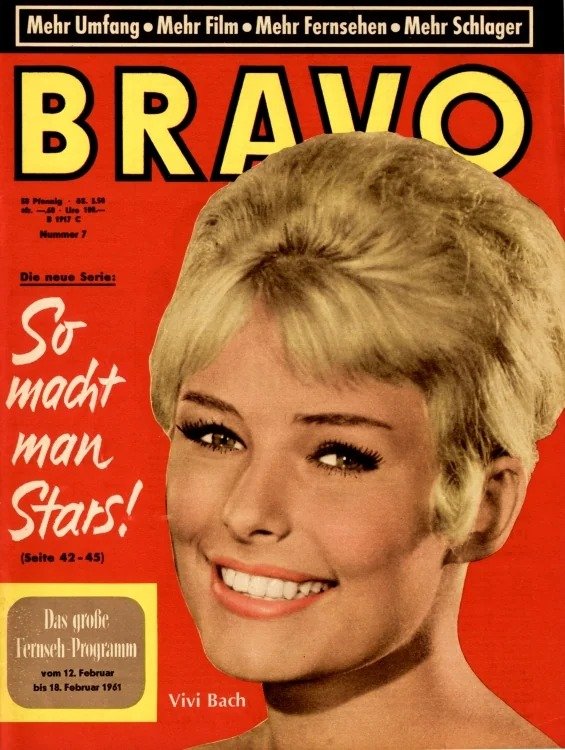 Bravo Magasin Tyskland 1961-07 – Vivi Bach – Originalutgåva