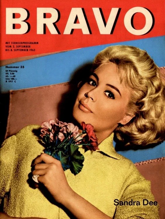 Bravo Magazin Deutschland 1962-35 Sandra Dee