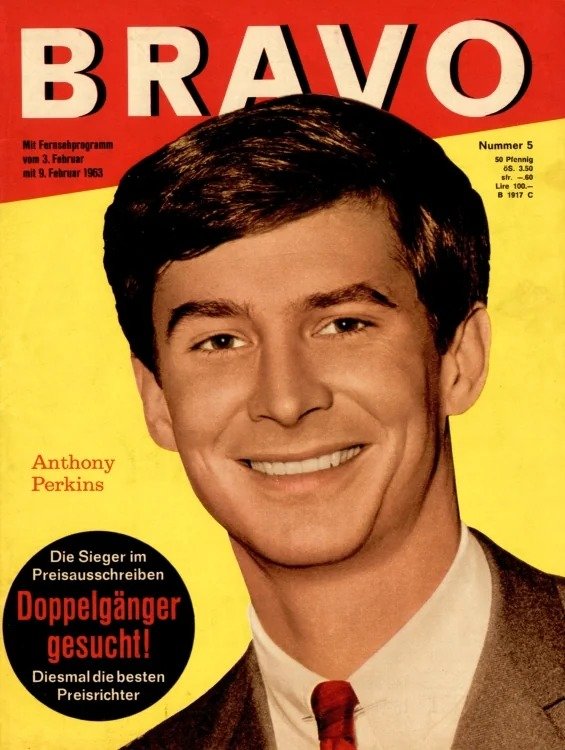 Bravo Revista Alemania 1963-05 – Anthony Perkins – Edición original