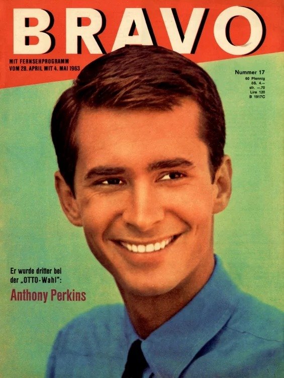 Bravo Magazin Deutschland 1963-17 Anthony Perkins