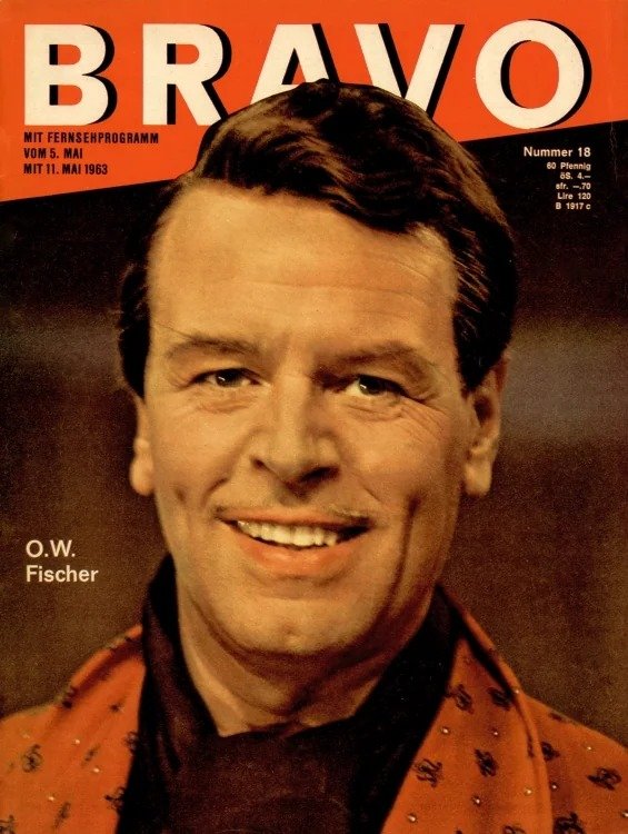 Bravo Revista Alemania 1963-18 – O.W. Fischer – Edición original