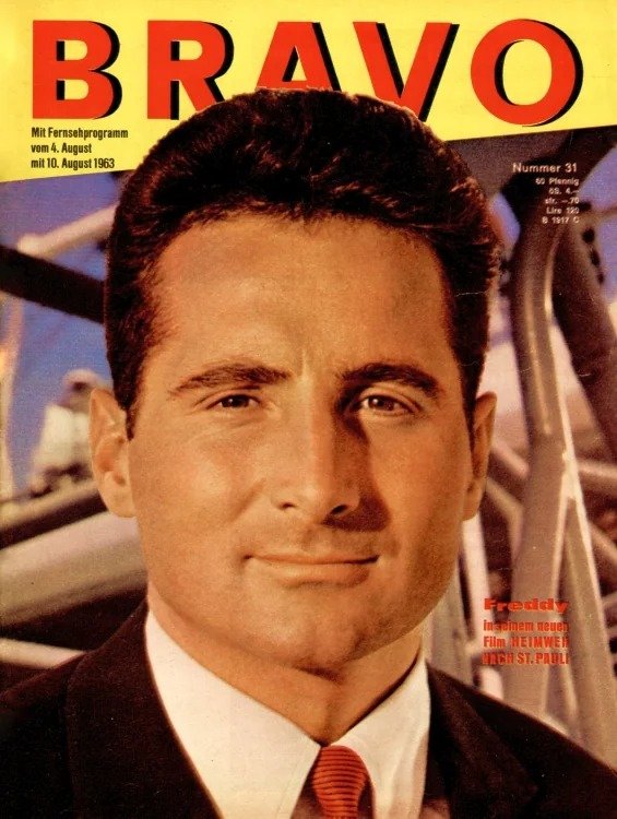 Bravo Magasin Tyskland 1963-31 – Freddy Quinn – Originalutgåva