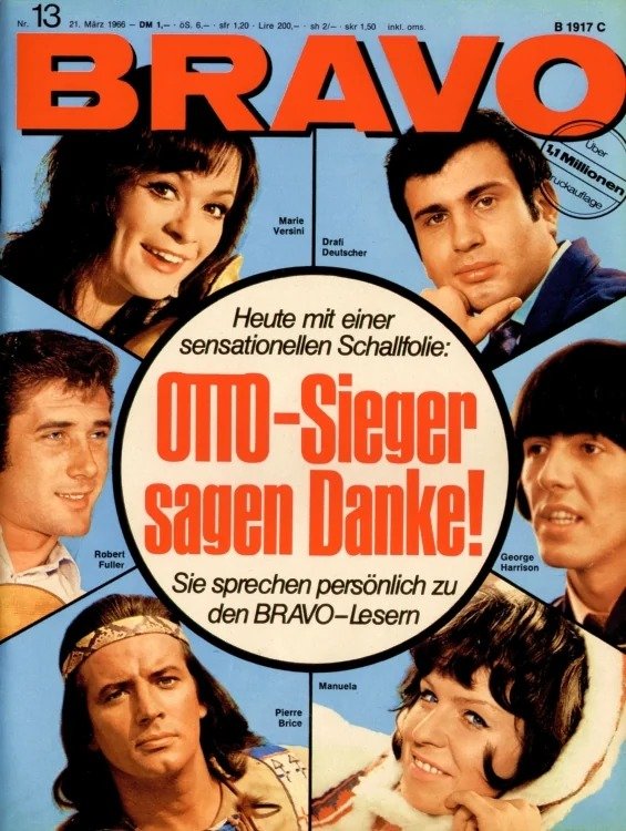 Bravo Lehti Saksa 1966-13 Alkuperäinen painos
