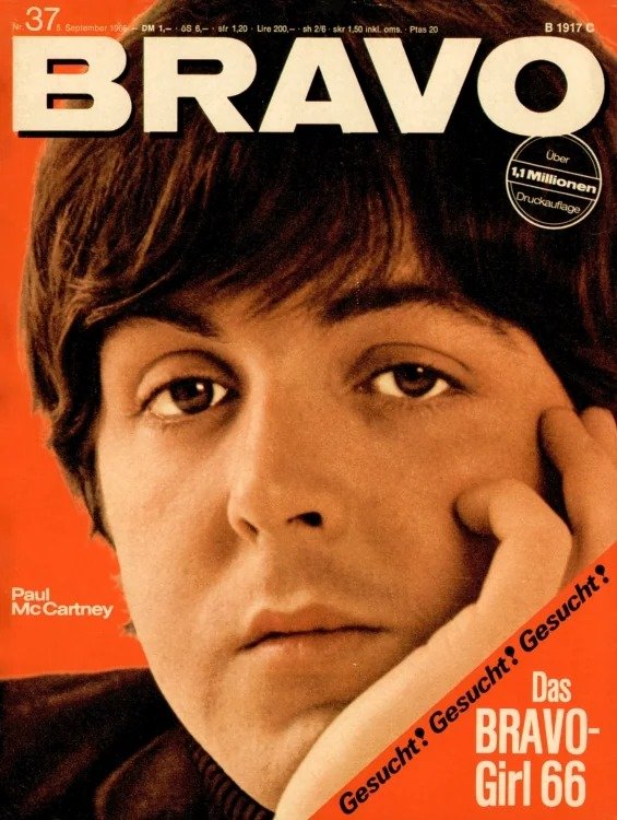 Bravo Magasin Tyskland 1966-37 Originaludgave