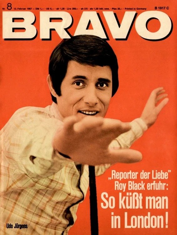 Bravo Magasin Tyskland 1967-08 – Willy Brandt Willi Stoph – Originalutgåva