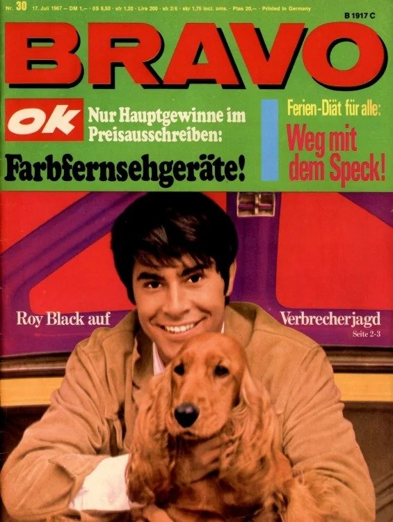 Bravo Magazine Germany 1967-30 – Roy Black – Original Print Issue