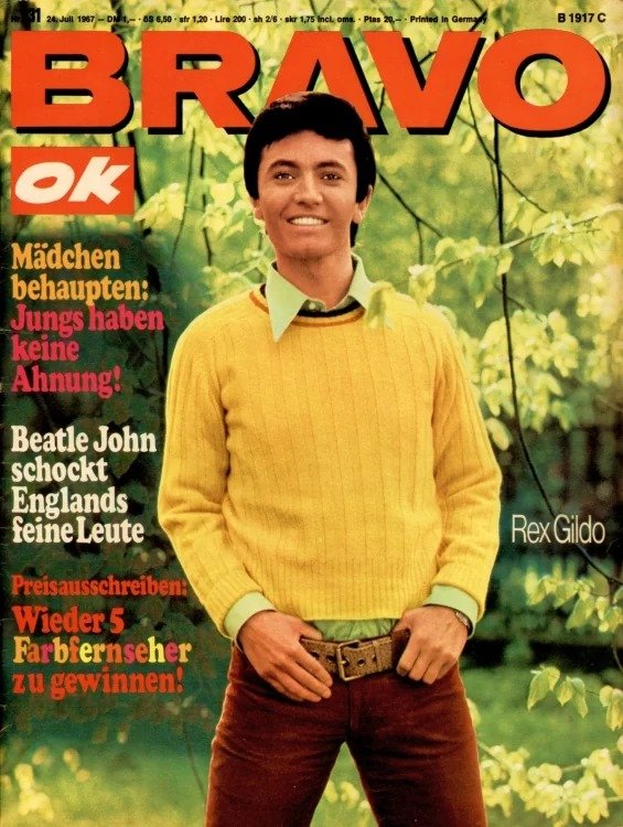 Bravo Rivista Germania 1967-31 – Rex Gildo John Lennon The Beatles – Edizione originale